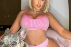 Danii Banks Pink Bikini